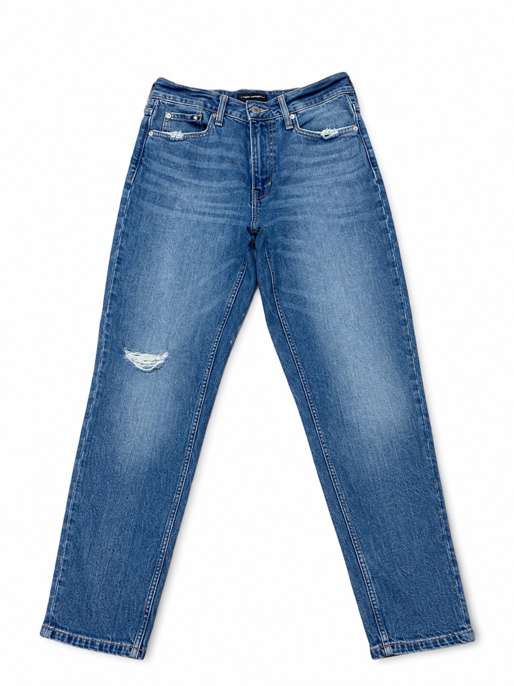 Free Assembly Distressed Straight Leg Jeans Women’s Size 6